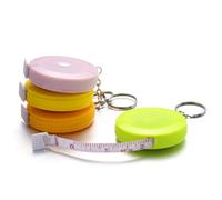 Uonlytech High Precision Mini Tape Measure Portable Retractable Measuring Tape with Ring for Home and Outdoor Use Plastic Metal Orange