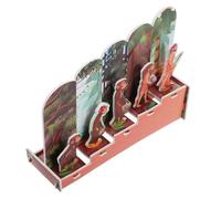 Uonlytech Human Evolution Model Puzzle for STEM Science, Wooden Brain Teasers Puzzle, Biological Science Educational Kit, Human Physiology Learning for