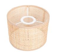 Uonlytech Lamp Shades for Table Lamps Large Drum Shades Woven Weave Shade Drum Weave for Table and Pendant Rattan Shade