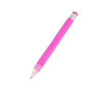 Uonlytech Large Wooden Colored Pencil for Thick Environmental Drawing and Writing Art Pencil with Protective Head Cover Pink Jumbo Sketching Tool for School and Creative Painting