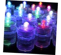Uonlytech LED Tea Lights, 8 Pack Colorful Changing Flameless Tealight Candle, Battery Operated Colored Fake Candles for Wedding, Halloween and Christmas