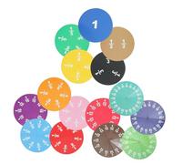 Uonlytech Magnetic Large Fraction Circles Teaching Aid Math Tiles for Math Cognition Interactive Fraction Manipulatives for Elementary Learning and Homeschool