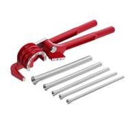 Uonlytech Manual Spring Tubing Benders Kit with Slot Protection for Copper and Aluminum Pipes Handheld Tube Bender Tool for Precise HVAC and Air Conditioning Pipe Bending