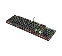 Uonlytech Mechanical Gaming Keyboard Rgb Backlight Keys Non-conflict for Gaming and Typing USB Connection Suitable for Laptop Use