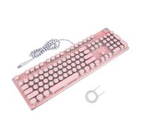 Uonlytech Mechanical Keyboard Retro Keyboard Punk Keyboard Notebook Keyboard Mechanical Gaming Keyboard Retro Punk Gaming Keyboard Wireless Keyboard Mechanicalkeyboard Abs Light Cherry
