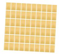 Uonlytech Metal Blank Business Cards 100pcs Aluminum Metal Blanks for Engraving DIY Name Cards Light Gold Color Suitable for Office and Business Use