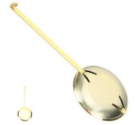 Uonlytech Metal Pendulum Replacement for Wall Clock Diy Clock Repair Parts Quiet Movement Gold Tone 6X2X0.3 Inch Practical Pendulum Accessory
