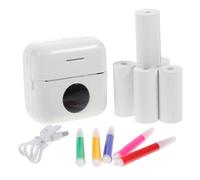 Uonlytech Mini Printer Pocket Printer for Students Office Supplies and Home Use Small Thermal Printing Machine for Labels and Small Printing Tool