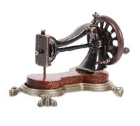 Uonlytech Mini Sewing Machine Model Vintage Dollhouse Accessory for Micro Landscape Decor Color Random Fine Craftsmanship for Mini House Supplies Random Color