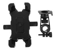 Uonlytech Motorcycle Phone Mount Handlebar Holder Black Anti-vibration Cellphone Support for Electric Scooter and Bike Navigation Compatible with Motorbike Riders