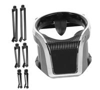 Uonlytech Multifunctional Car Cup Holder with Air Conditioning Outlet for Drinks and Phone Easy Installation Slip Resistant Surface Pollution Materials Compatible with Vehicles