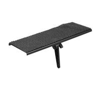 Uonlytech Multifunctional Iron Screen Storage Bracket Sturdy Tv Shelf Rack for Home Router Stand Black Monitor Mount Holder