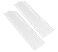 Uonlytech Nail Polish Color Chart 2Pcs Acrylic Nail Display Board with 60 Color Compartments for Home Manicure