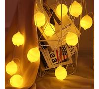 Uonlytech Novelty Lemon String Lights, 4.9ft LED Fruit Lemon Fairy String Light, Battery Operated Indoor Outdoor Decor Lighting for Birthday Halloween Chrismas Wedding Party Decorations