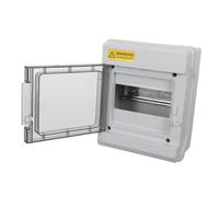 Uonlytech Outdoor Electrical Box with Transparent Window Dustproof and UV Resistant Circuit Breaker Enclosure Side Opening Design for Shopping Centers and Power Stations Weatherproof