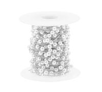 Uonlytech Pearl Chain for Diy Necklace Making Supply Pearl Beads for Women Jewelry