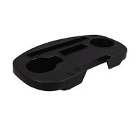Uonlytech Portable Black Pp 85mm Cup Holder Clip on Patio Chair Cup Holder for Lawn Chairs Easy to Clean for Garden Relaxation and Camping
