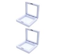 Uonlytech Portable Nail Organizers with Pvc Material Storage Box 2pcs Easy to Open and Close, Protect Items from Slipping and Losing, Stylish and Chic Storage Organiser for Manicure Nails