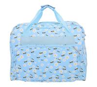 Uonlytech Portable Sewing Machine Tote Bag with Handle and Multiple Storage Pockets Oxford Cloth Sewing Storage Organizer for Crochet and Knitting Yarn Travel Handbag