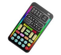 Uonlytech Portable Voice Changer Microphone with 300-500mah Battery and Plastic Material for Voice Changes and Online Games, Tiny Mic Phone Sound Card with ≥70db Ratio for Live Streaming