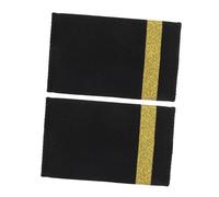 Uonlytech Professional Pilot Epaulettes Shoulder Boards for Airline Captain Lightweight Aviation Badge Accessories with Refined Stitching for Flight Uniform and Cosplay