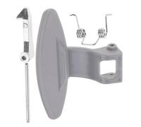 Uonlytech Replacement Drum Washer Handle and Washing Machine Metal Handle Compatible with Lg Drum Washing Machine Sturdy Door Lock Accessory with Secure Locking Function Easy Installation Fo