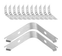 Uonlytech Replacement Spring Clips for Picture Frames 50pcs Aluminum Alloy Back Plate DIY Framing Hardware Strong