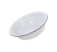 Uonlytech Retro Enamel Mixing Bowl Multi-Purpose Wash Basin for Kitchen Sourdough Baking Face Washing Easy Clean Large Capacity Enamel Bowl for Everyday Use