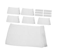 Uonlytech Reusable Dryer Vent Lint Catcher Bag 6pcs White Polyester Lint Trap for Indoor Dryer Vents with Easy Installation