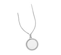 Uonlytech Round Alloy Pendant Blank for DIY Jewelry Making Stable Material Fashion-forward Design Versatile Charm for Necklace Bracelet Keychain Crafting