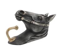 Uonlytech Rustic Horse Head Wall Hook Animal Shaped Heavy Duty Coat Hat Hook for Bags Towels Bathroom Entryway Decorative Storage