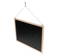 Uonlytech Rustic Wooden Blackboard No Magnet Chalkboard Pendant for Messages and Menus with Hanging Rope Easy Wall Mount Space Saving Message Board for Home and Office
