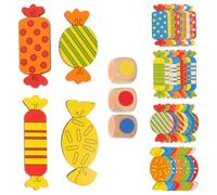 Uonlytech ’s Color Matching Board Game Educational for Early Learning Cognition and Memory Development Interactive Wooden Shape Recognition Plaything for and Preschoolers