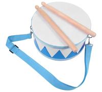 Uonlytech ’s Educational Percussion Instrument Snare Drum Imitation Sheepskin Small Double-Sided Blue Drum Suitable for Music Learning and Play Random Color Random Color