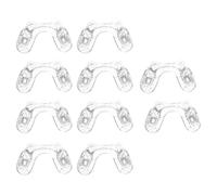 Uonlytech Silicone U-Shaped Glasses Nose Pads, Soft Non-Slip Eyeglasses Nose Bridges, 5 Pairs Set for Eyewear Accessories