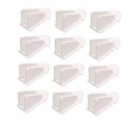 Uonlytech Sliding Door Lock Baby Safety 12 Pack Cabinet Locks Prevent Fingers from Getting Hurt Easy to Use