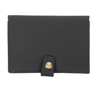 Uonlytech Small Elephant Coin Purse for Women, Black PU Leather Mini Zipper Pouch, Compact Change Wallet and Card Holder, Tiny Bag for Travel and Everyday Use