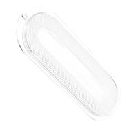 Uonlytech Smoke Vent Hood Light Protector Oval Clear Plastic Lamp Shade for Kitchen Range Hoods Durable and Easy to Install Light Cover Enhances Illumination for Safer Cooking Spaces