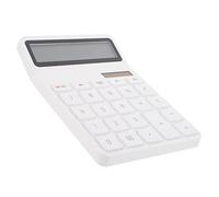 Uonlytech Solar Student Calculator Dual Power Desktop Calculator for Office Use Simple Design for Addition Subtraction Multiplication and Division for Students and Professionals