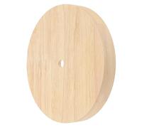 Uonlytech Solid Wooden Desk Lamp Base Round with E27 E14 Socket Diy Table Lamp Stand for Bedroom Living Room Office Lighting