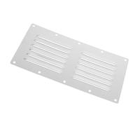 Uonlytech Stainless Steel Exhaust Vent Cover Plate Louvered Ventilation Panel for Improved Air Circulation and Windproof Protection for Residential and Commercial Applications