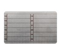 Uonlytech Stainless Steel Seed Phrase Storage Wallet with Precision Engraving and Compact Design for Cold Storage on The Move, Fireproof 24-word Backup Plate in Silver