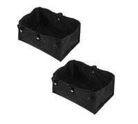 Uonlytech Sturdy Walker with Multiple Compartments 2pcs Under Seat Storage Bags Made of Oxford Cloth Secure and Stable Design for Wheelchair and Walker Accessories, for Trips to The Park