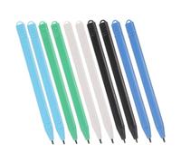 Uonlytech Tablet Stylus Pen LCD Painting Board Pen for Tablets Touchscreens Plastic Hanging Hole Portable 10 Pcs Assorted Color