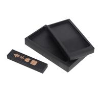 Uonlytech Traditional Chinese Calligraphy Inkstone Set Inkslabs and Ink Stick Natural Stone Grinding Ink Block for Painting Writing and Artistic Expression Authentic Calligraphy Practice