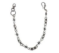 Uonlytech Unisex Chain Belt for Jeans Retro Hip Hop Punk Waist Chain Stylish Side Belt Clip
