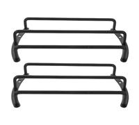 Uonlytech Universal 8-Inch Car Subwoofer Grill Cover Metal Speaker Grill Protector 2Pcs with 3-Bar Design for Vehicle Audio System and Rear Speaker Guard