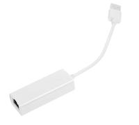 Uonlytech USB 2.0 Gigabit Ethernet Adapter Drive Free Gigabit Network Adapter Sleek Plug-And-Play Modern Design for Laptops White