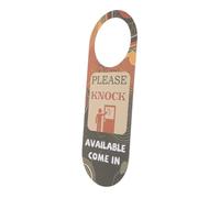 Uonlytech Versatile Office Door Hanger Sign Double Sided Door Knob Reminder for Live Streaming and Privacy for Home and Workplace