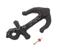 Uonlytech Vintage Large Nautical Anchor Wall Hook - Resin Decorative Coastal Coat and Jeans Hanger for Mudroom, Entryway, Beach House, Rustic Wall Mounted Hook